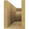 Ekena Millwork 6in. W x 8in. H x 24in. L Mediterranean Woodgrain TimberThane Rafter Tail, Primed Tan RFTUR06X08X24MEDRCPR - alternate 2